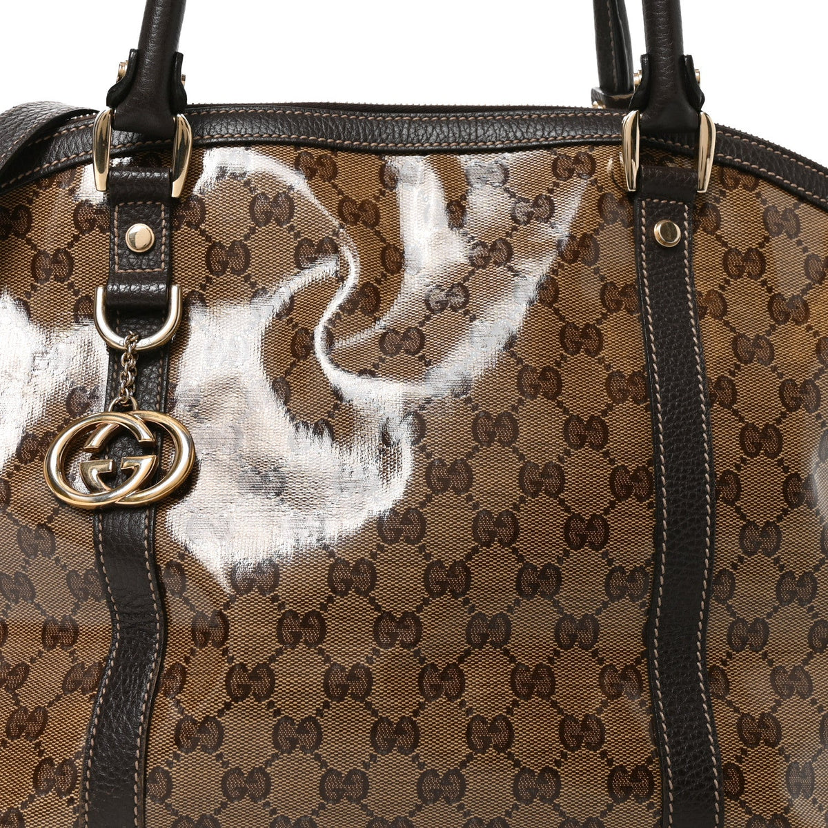 Medium Satchel Bag - Brown