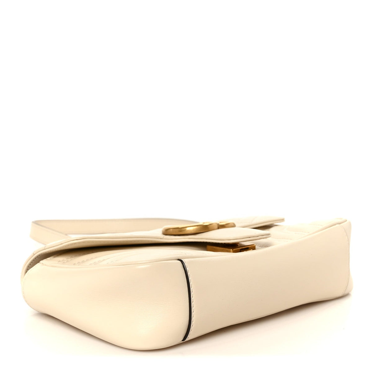 Mini Calfskin Shoulder Bag - White