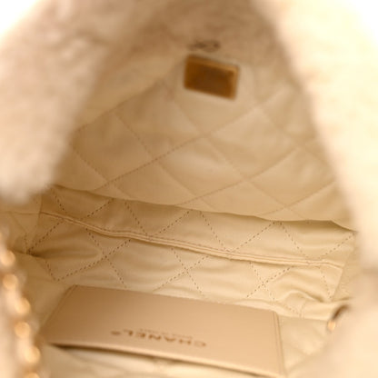 Mini Quilted Shearling Handbag