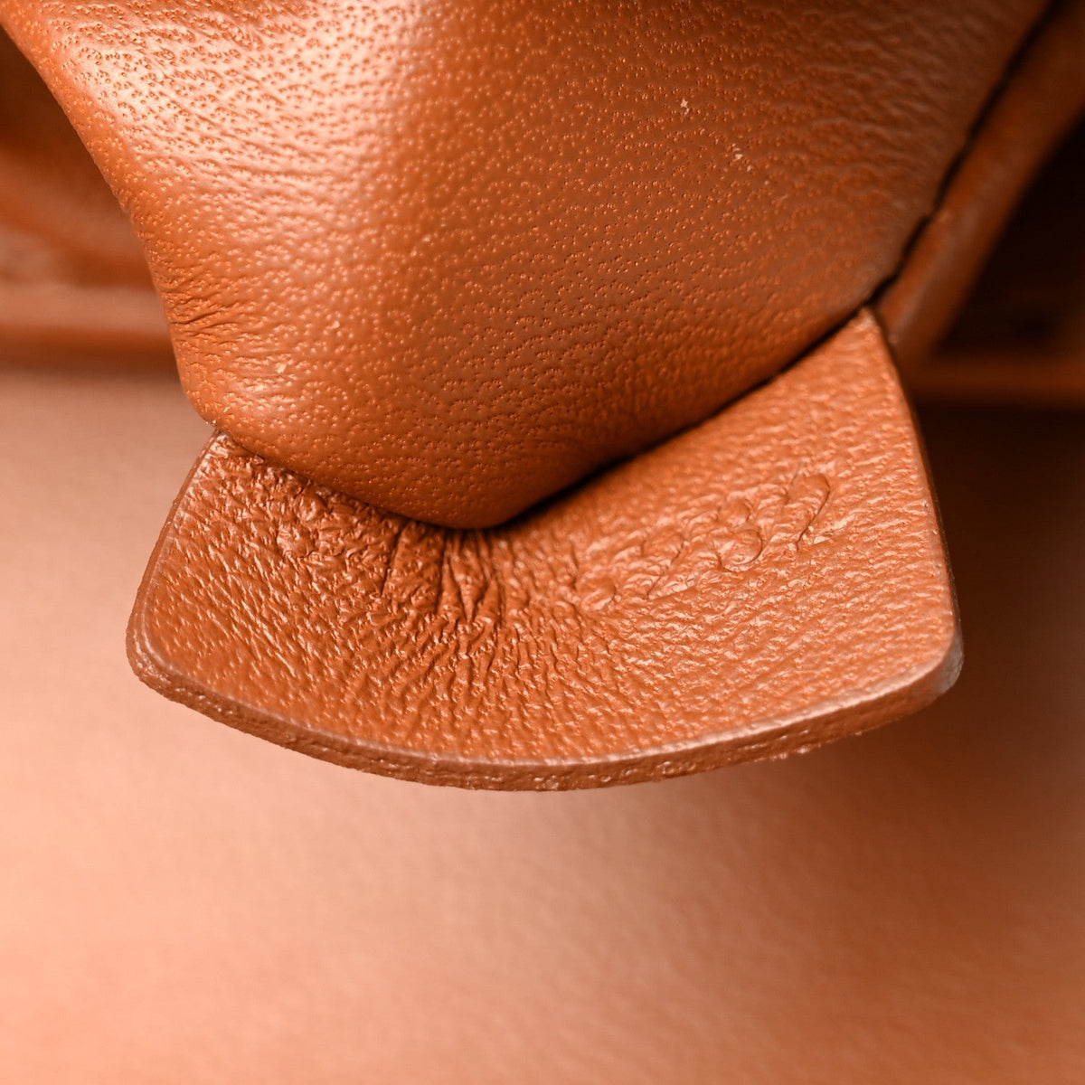 Calfskin Canvas Handbag - Tan
