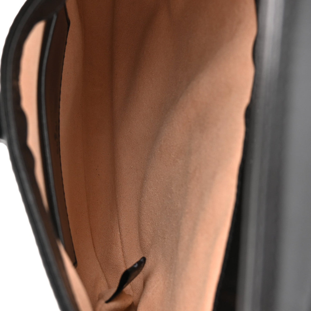 Mini Calfskin Hobo Bag - Black