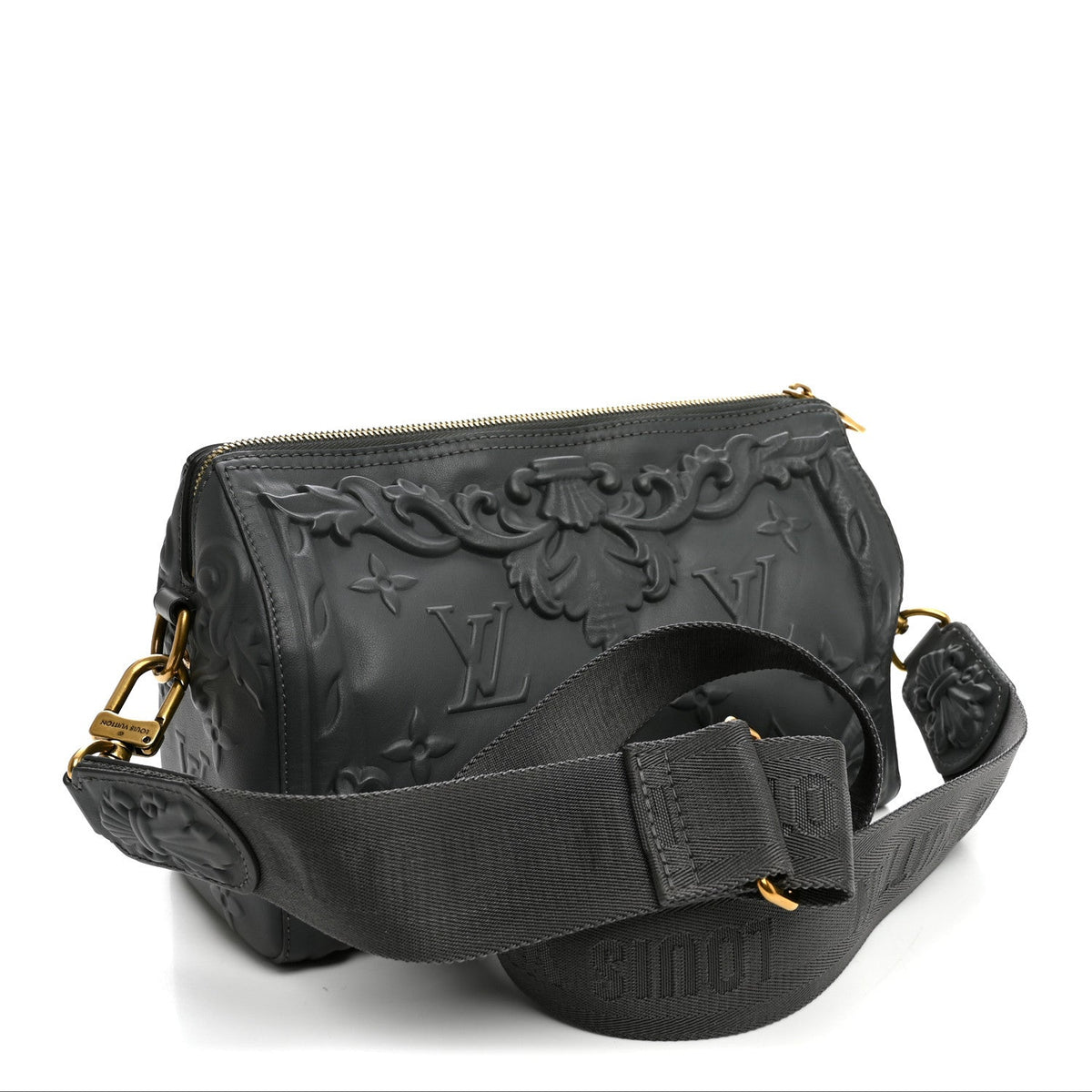 Calfskin Duffel Bag - Grey