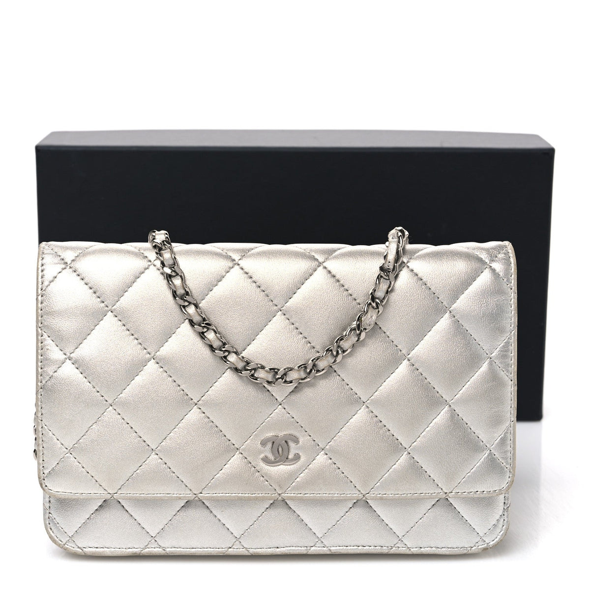 Quilted Lambskin Wallet Bag