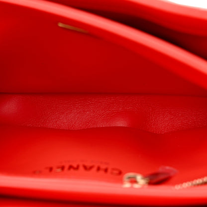 Mini Quilted Lambskin Flap Shoulder Bag
