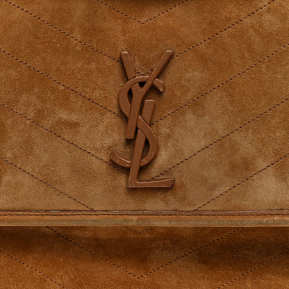 Medium Suede Satchel Bag