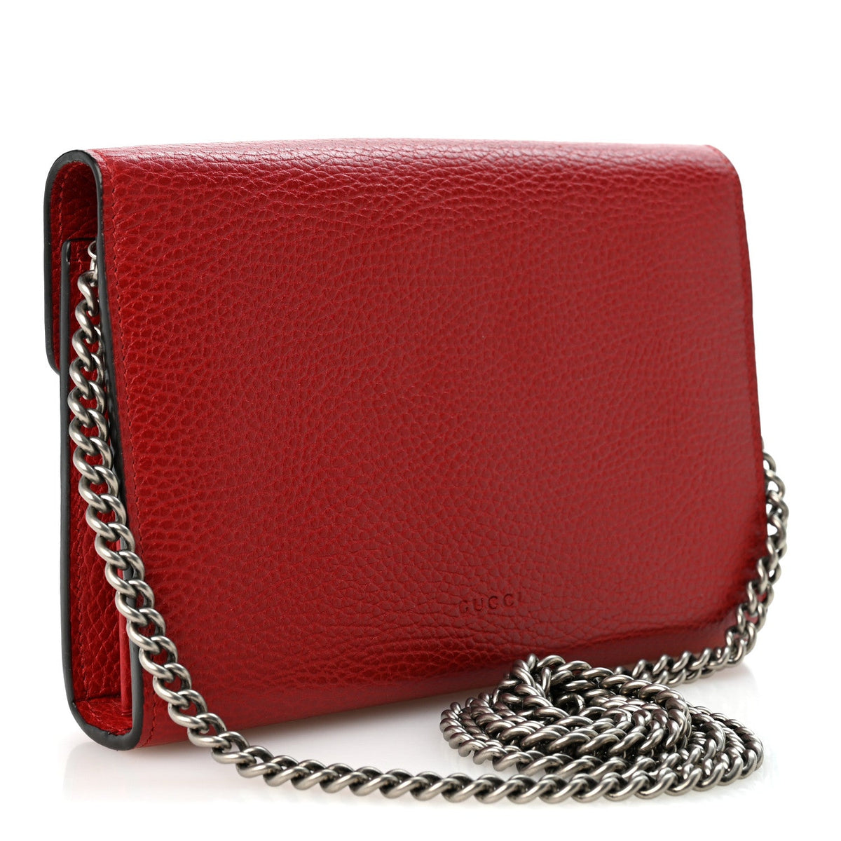 Mini Calfskin Wallet Bag - Red