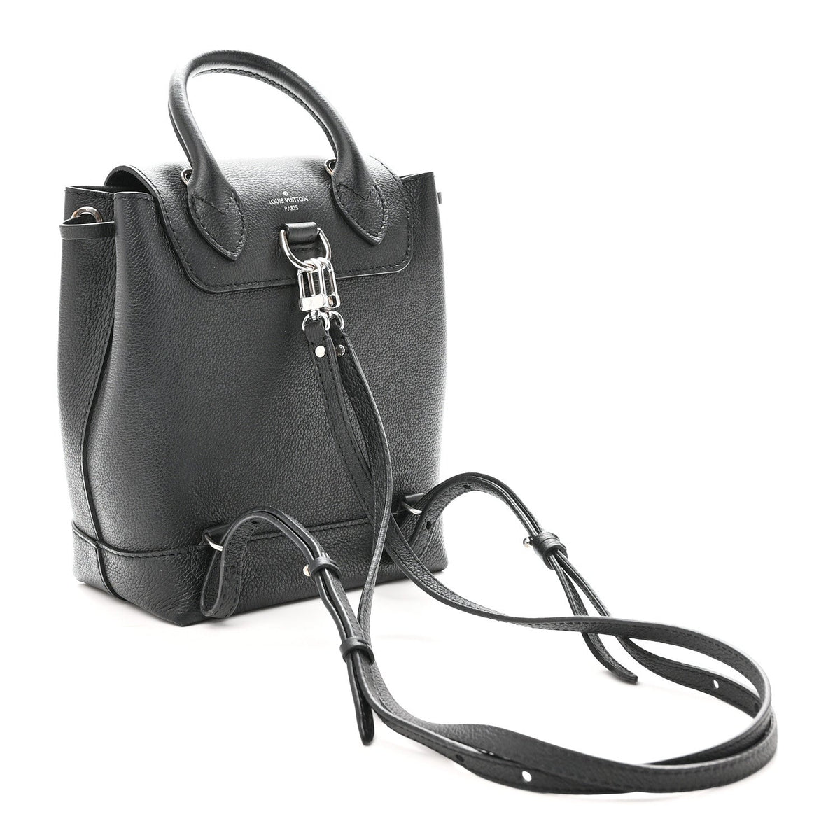 Mini Calfskin Backpack - Black