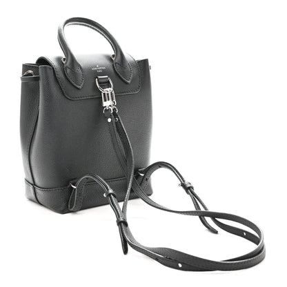 Mini Calfskin Backpack - Black