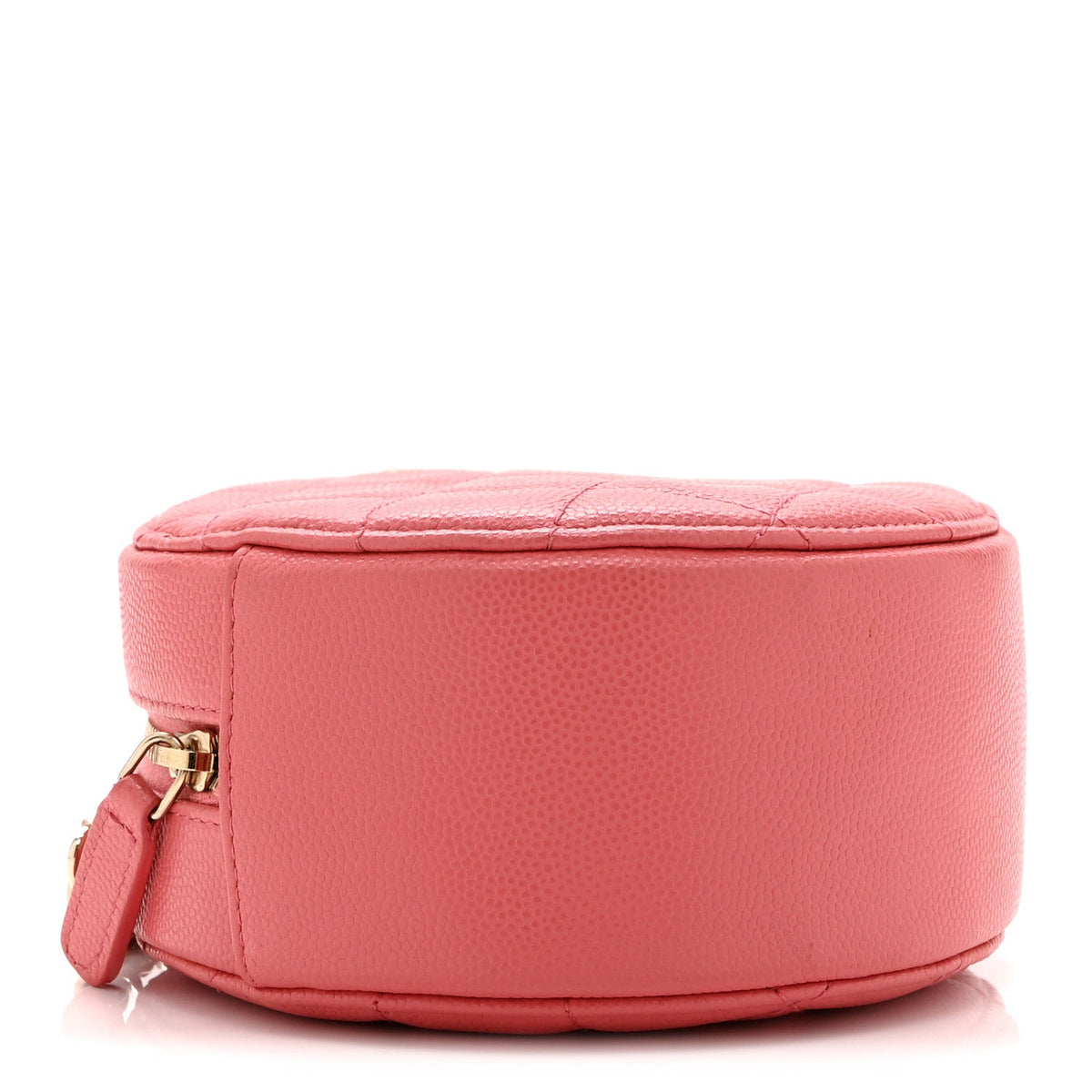 Quilted Caviar Clutch Bag - Pink