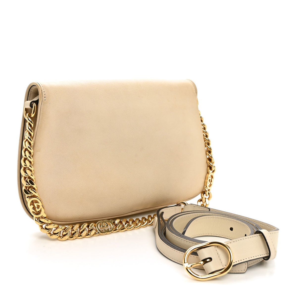 Calfskin Shoulder Bag - White