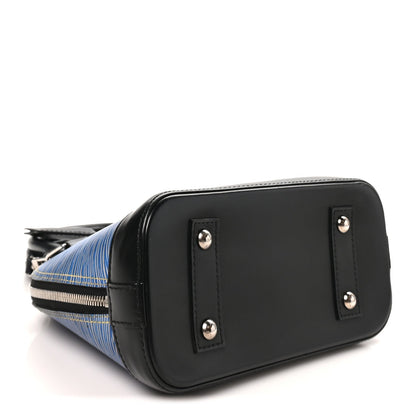 Epi Alma Bb Denim Light Handbag