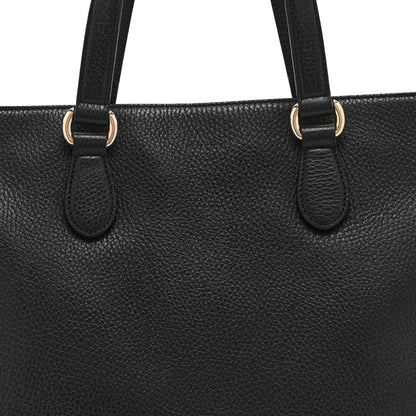 Calfskin Tote Bag - Black