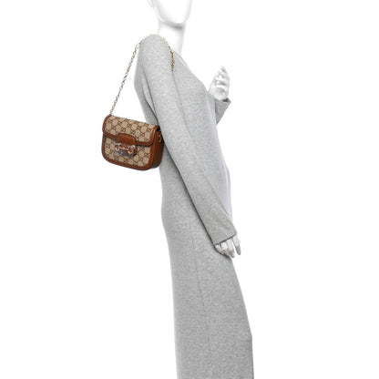Mini Calfskin Canvas Shoulder Bag
