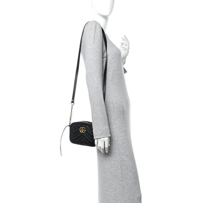 Mini Calfskin Shoulder Bag - Black