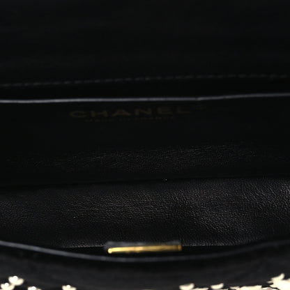 Mini Flap Shoulder Bag - Black