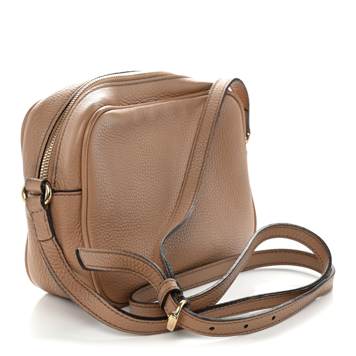 Small Calfskin Handbag - Beige