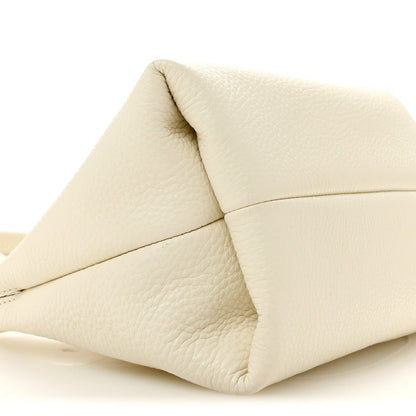 Medium Calfskin Shoulder Bag - White
