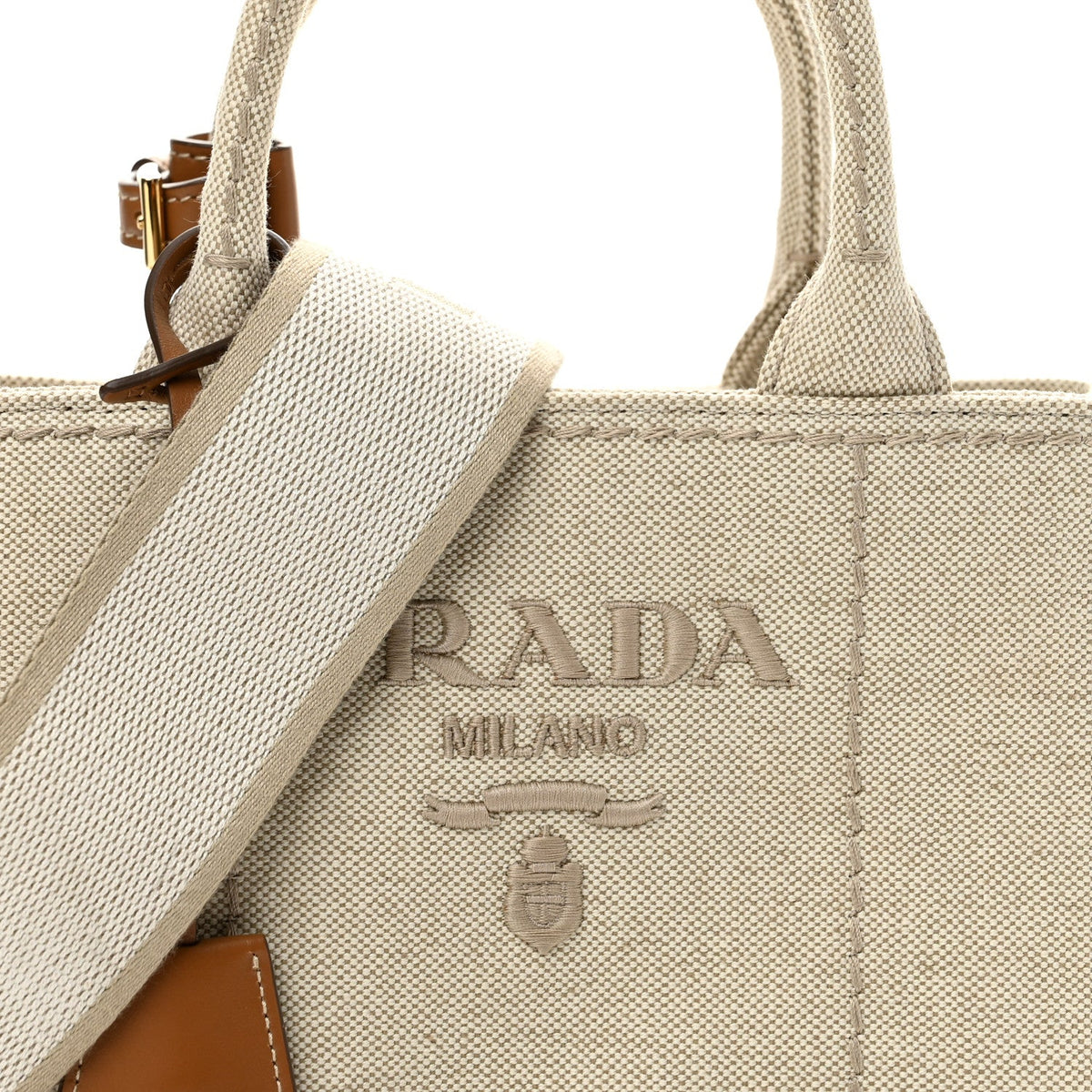 Small Canvas Tote Bag - Natural