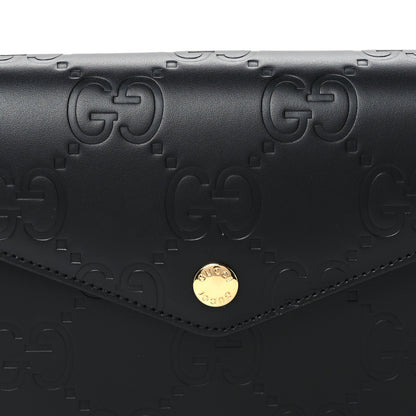 Mini Calfskin Shoulder Bag - Black