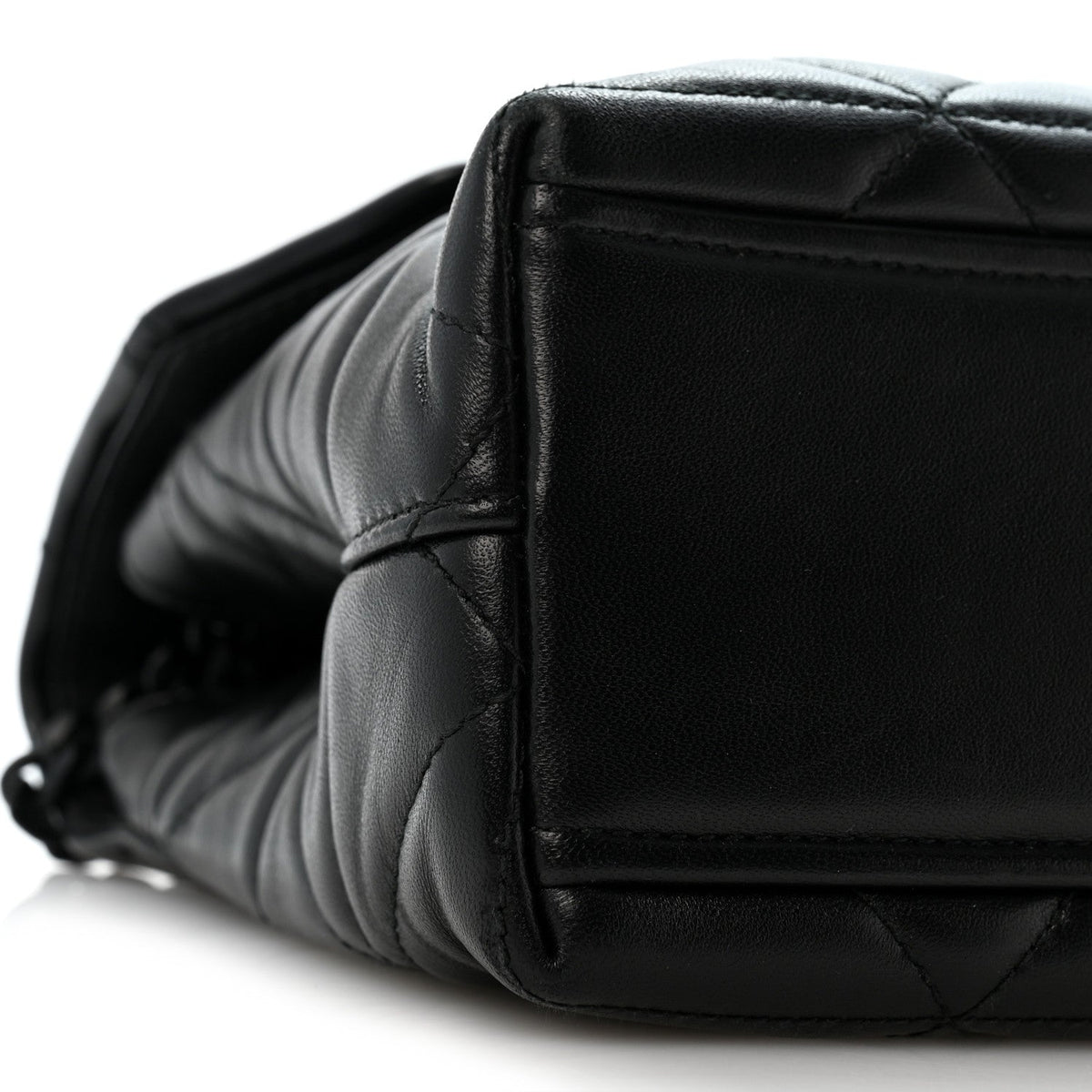 Large Nappa Handbag - Black