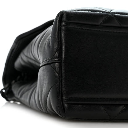 Large Nappa Handbag - Black