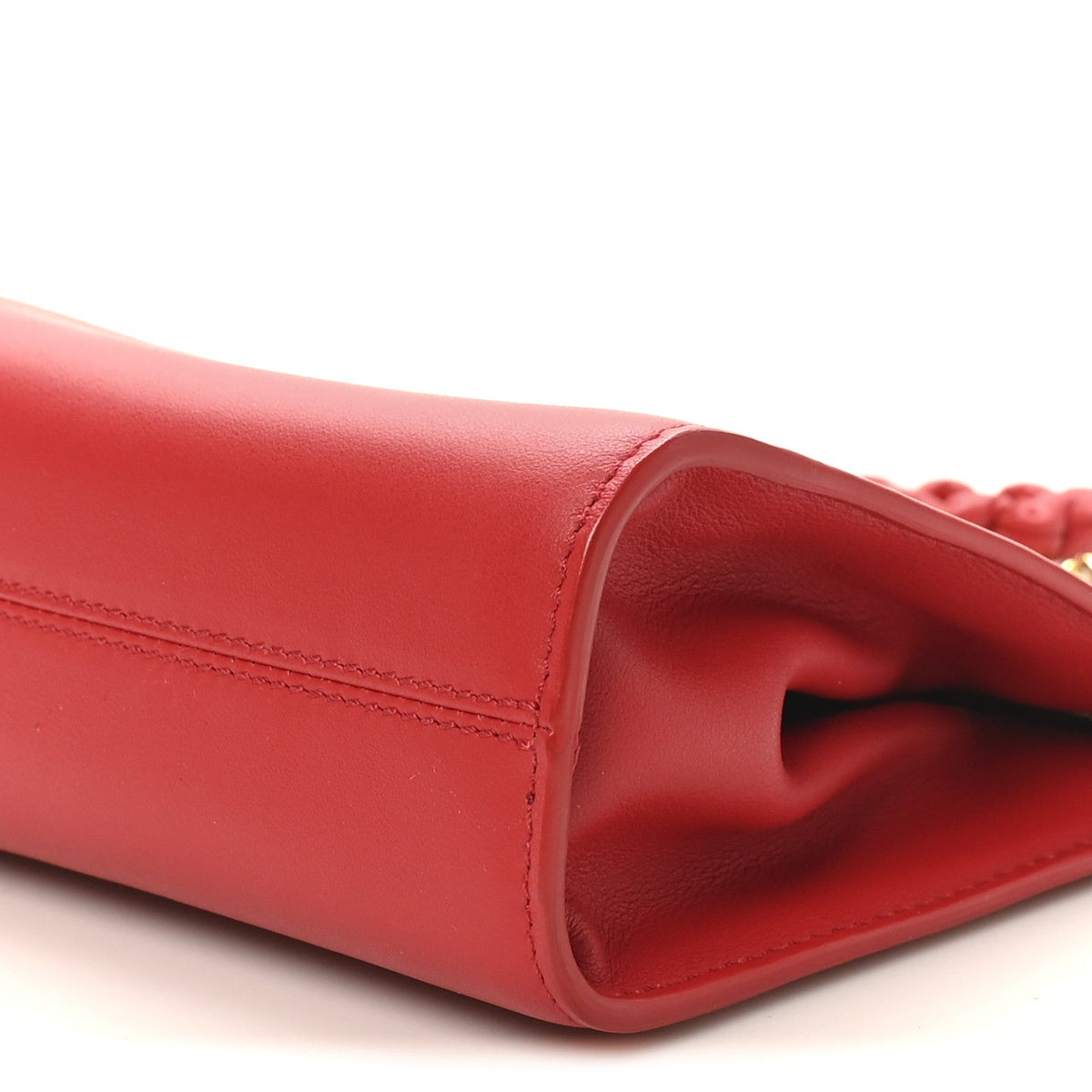 Calfskin Handbag - Red