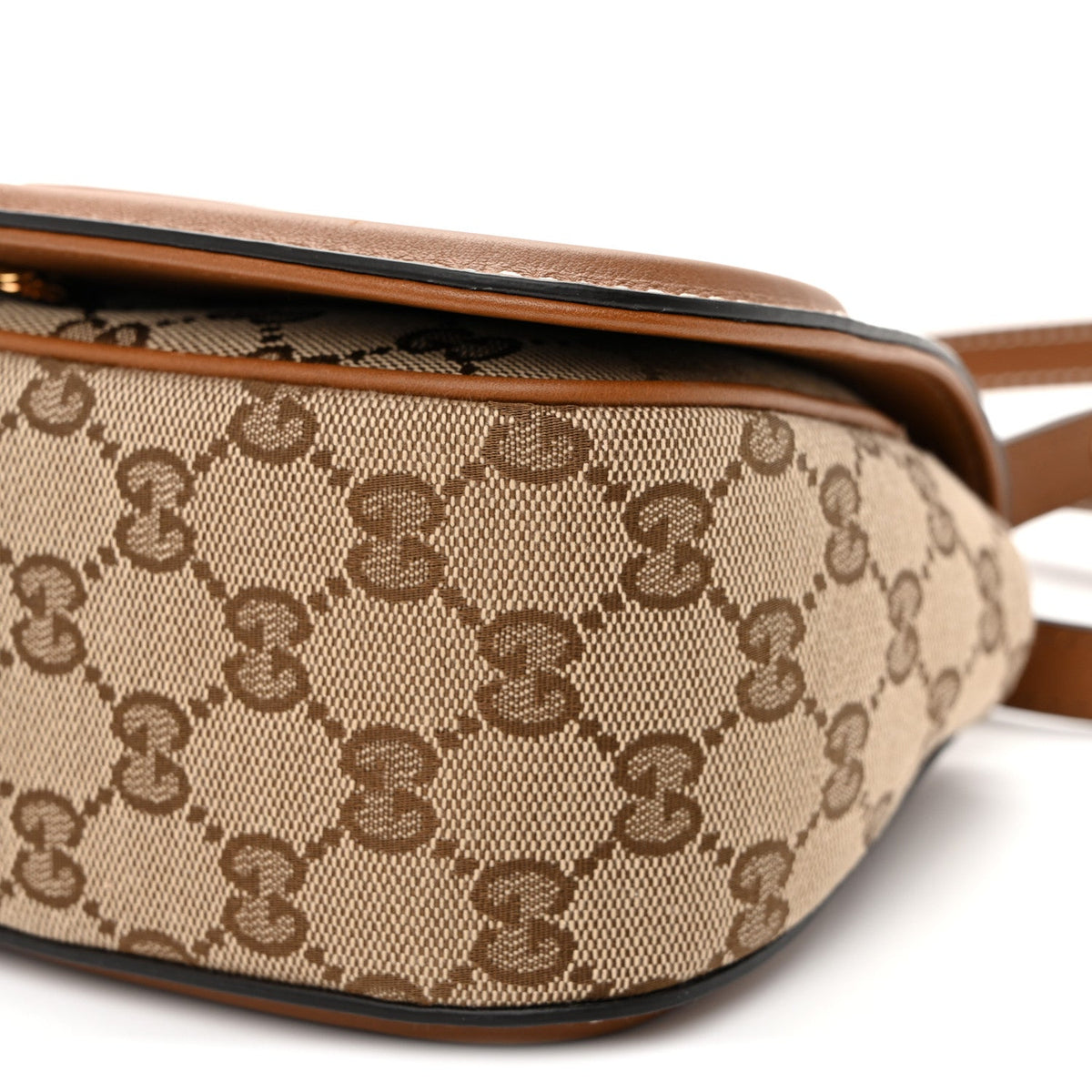 Small Calfskin Shoulder Bag - Beige