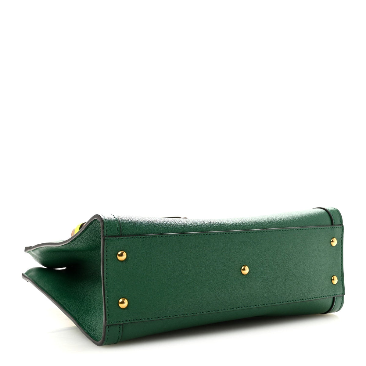 Small Calfskin Tote Bag - Green