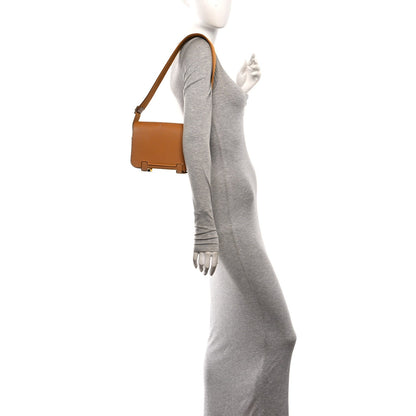 Chevre Mysore Geta Caramel Handbag