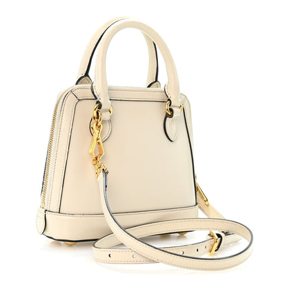 Mini Calfskin Handbag - White