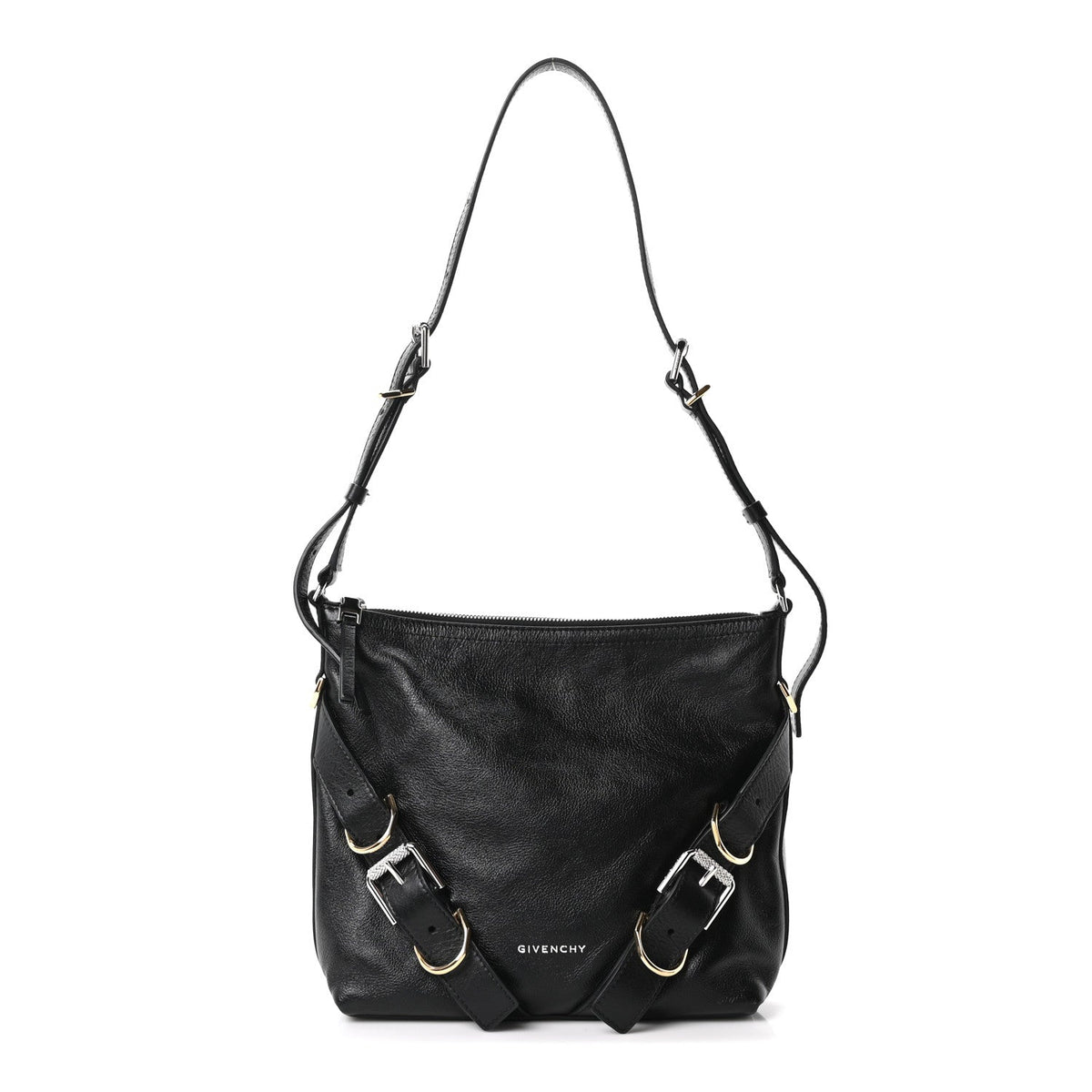 Small Calfskin Handbag - Black