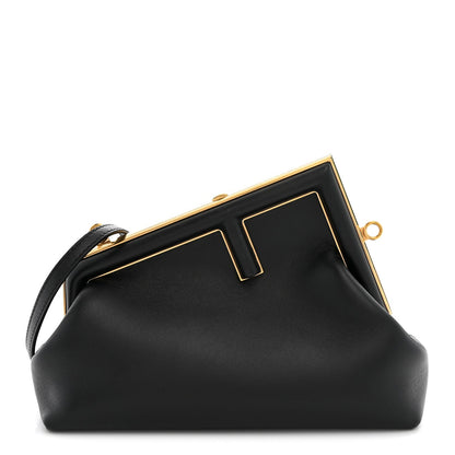 Small Nappa Handbag - Black