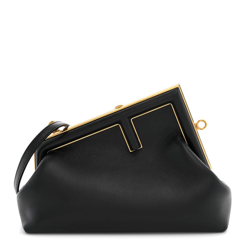 Small Nappa Handbag - Black