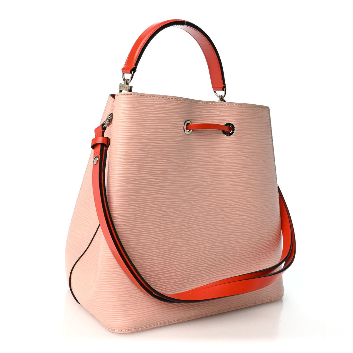 Epi Neonoe Rose Ballerine Orange Handbag
