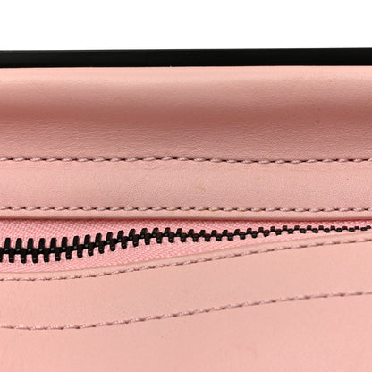 Small Calfskin Satchel Bag - Pink