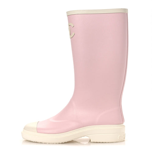 Caoutchouk CC High Boots Rose