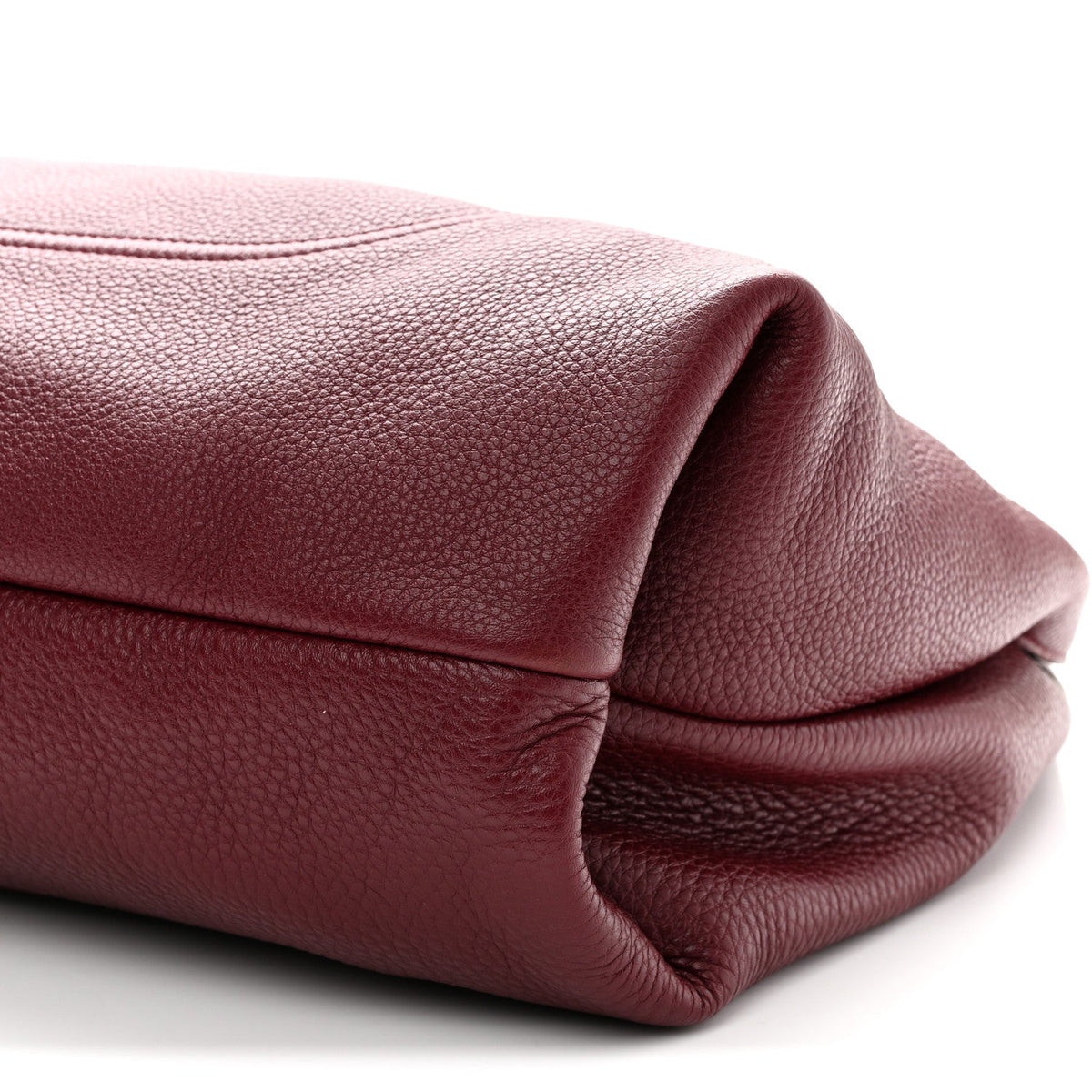 Maxi Calfskin Shoulder Bag - Red