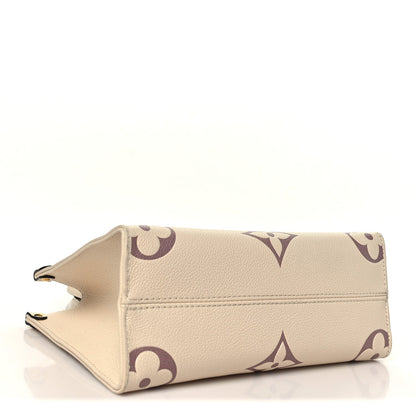Empreinte Monogram Giant Onthego Pm Crem Handbag