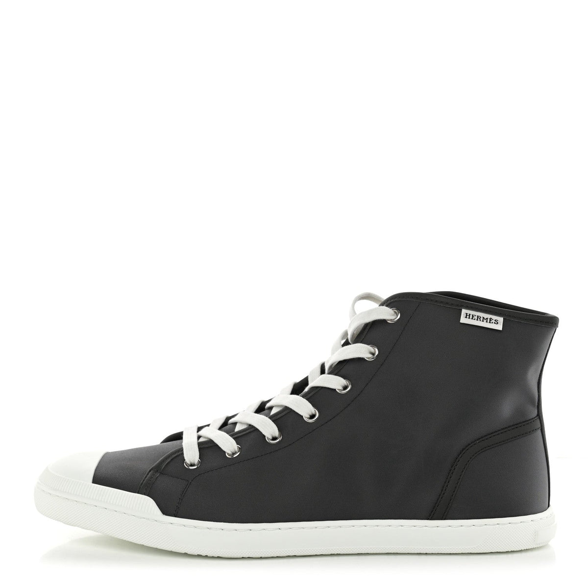 Nylon Express High Top Sneaker Gris Meyer White