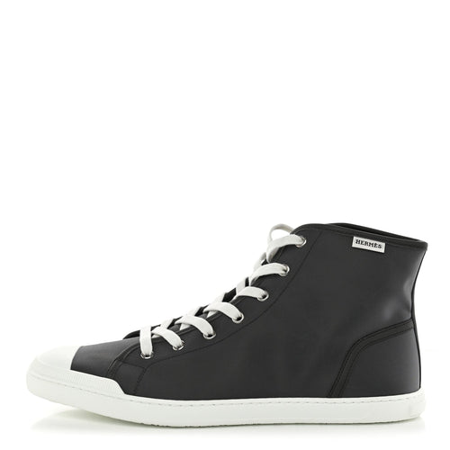 Nylon Express High Top Sneaker Gris Meyer White