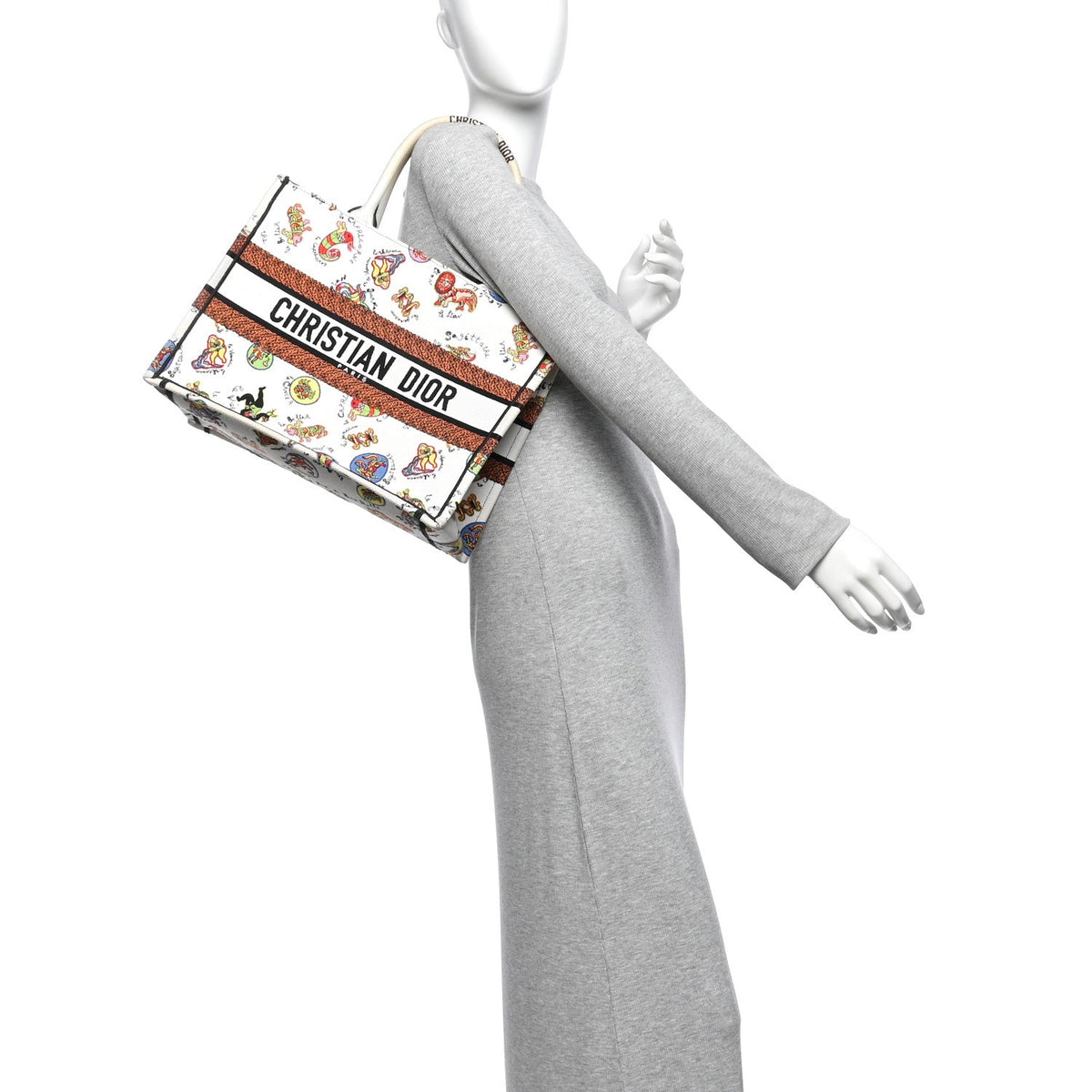 Medium Canvas Tote Bag - Red