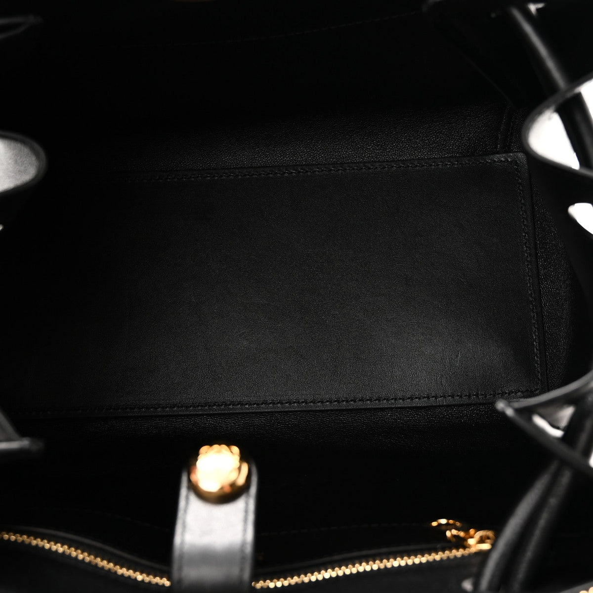 Small Calfskin Handbag - Black