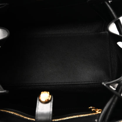 Small Calfskin Handbag - Black