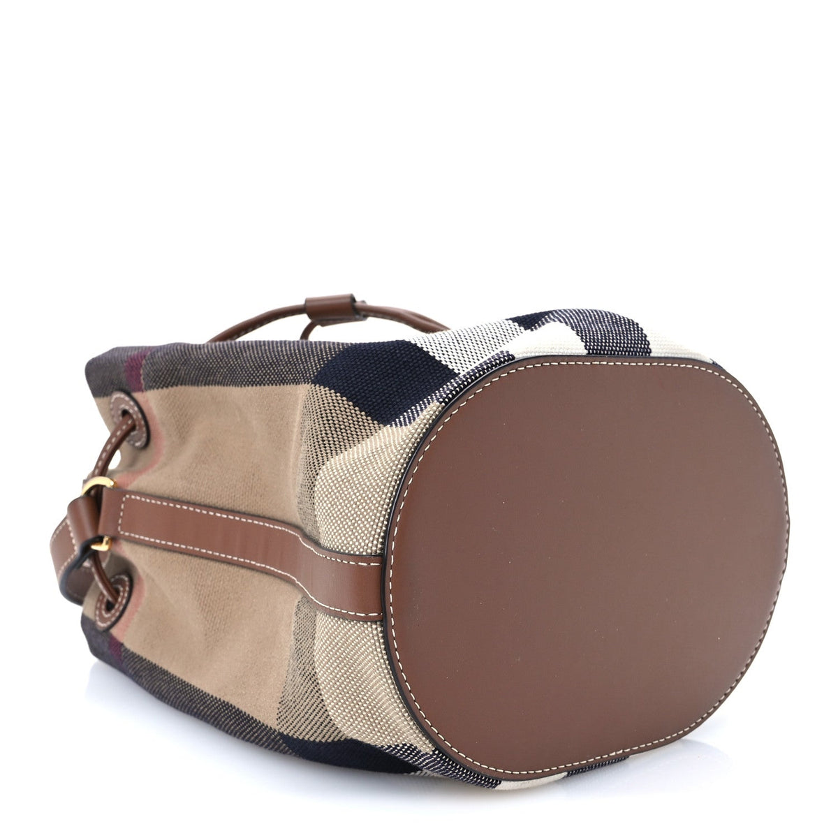 Small Canvas Bucket Bag - Brown