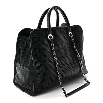 Calfskin Tote Bag - Black