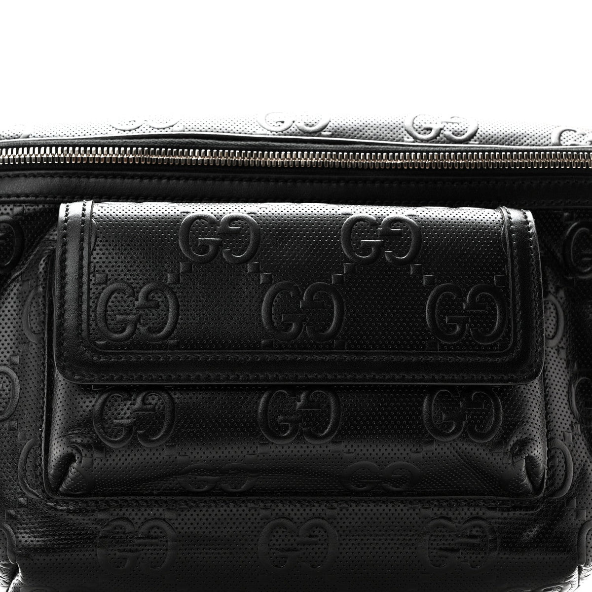Calfskin Belt Bag - Black