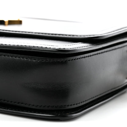Small Calfskin Satchel Bag - Black