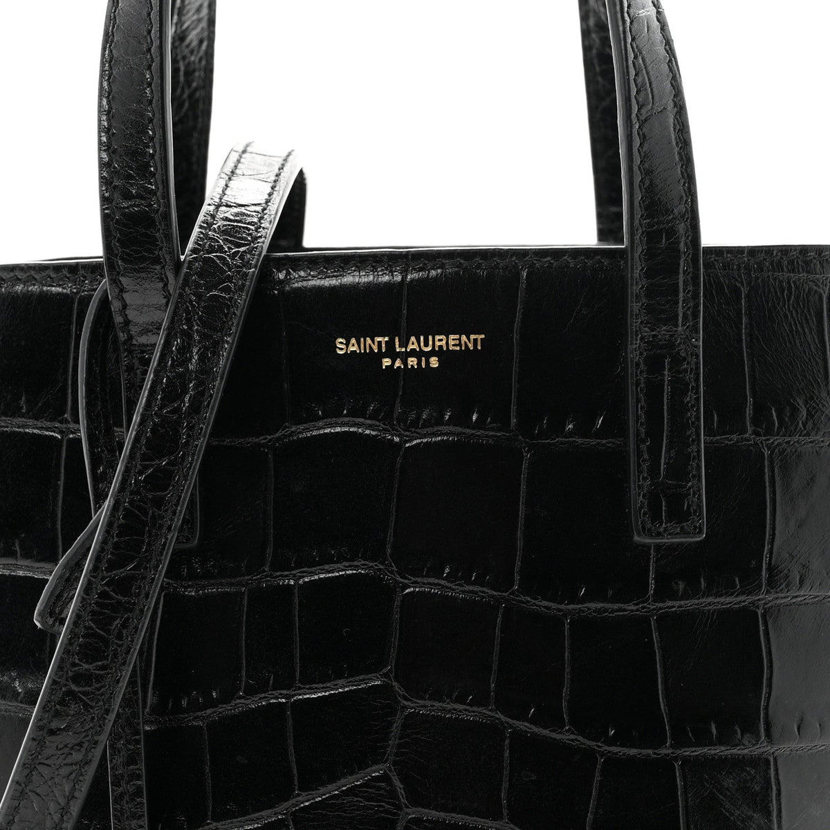 Mini Calfskin Tote Bag - Black