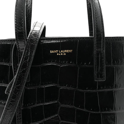 Mini Calfskin Tote Bag - Black