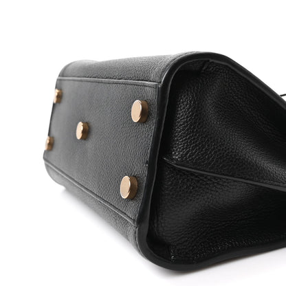 Nano Calfskin Handbag - Black